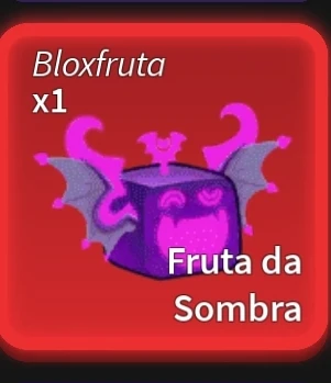 Vendo Fruta Da Sombra, Jogo Blox Fruit - Roblox - DFG