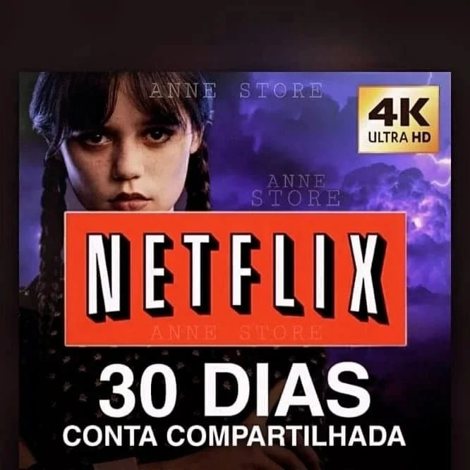 Assinatura Netflix 1 Tela 4K – Plano Premium – Conta Compartilhada