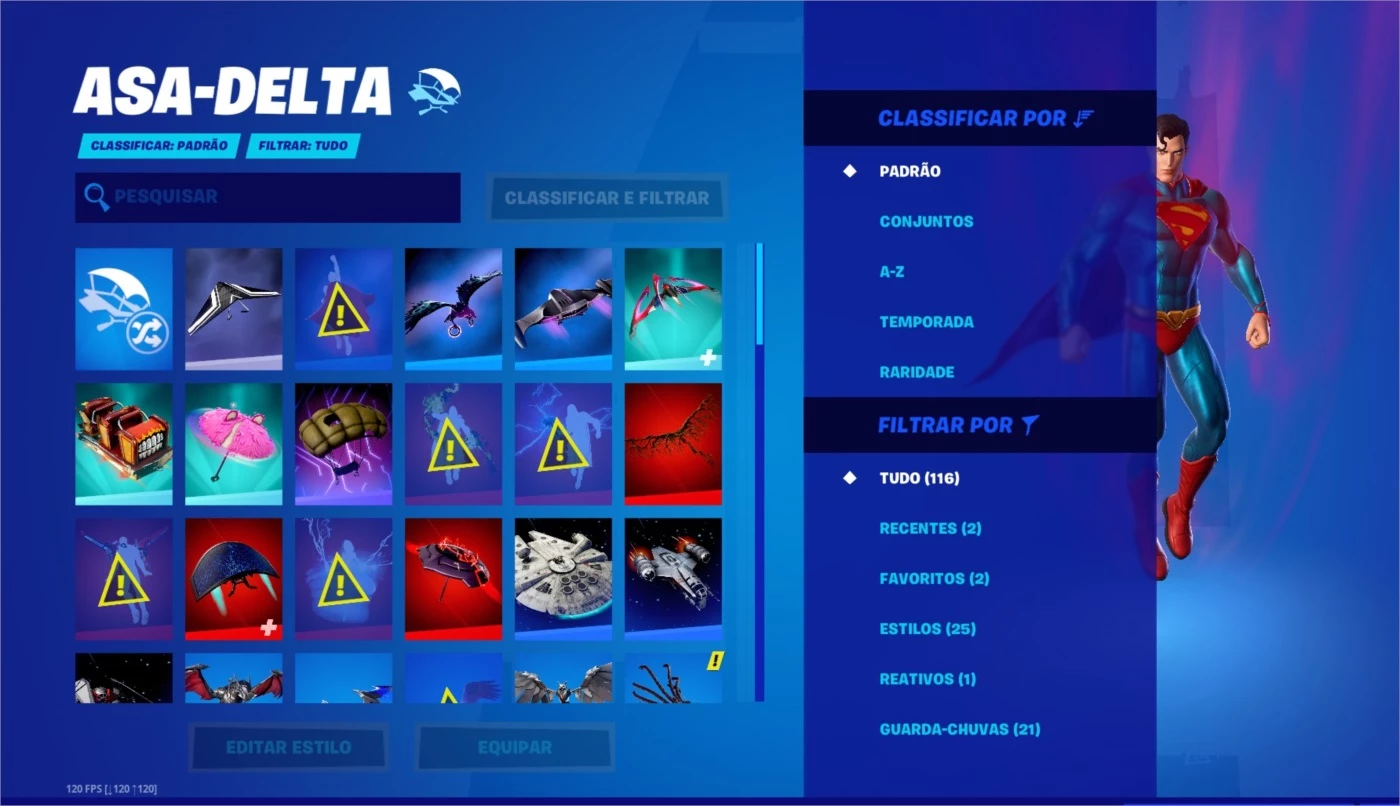 Fortnite > Vendo conta fortnite 157 skin, 120 picaretas.