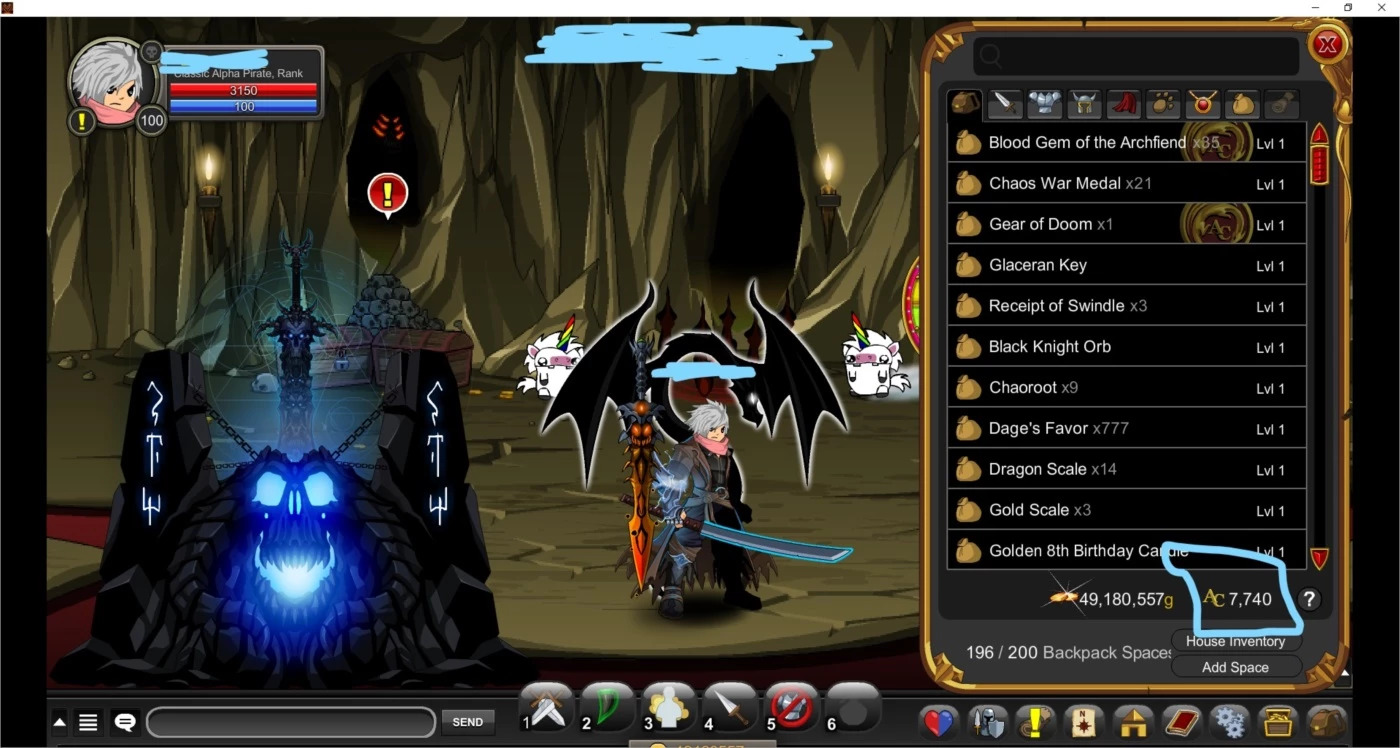 AQW How To Get Ebony Dragonblade Of Nulgath! AQWorlds 