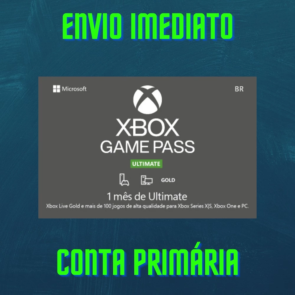 Xbox Gamepass Ultimate 1 Mes - Conta Compartilhada (Só Pc