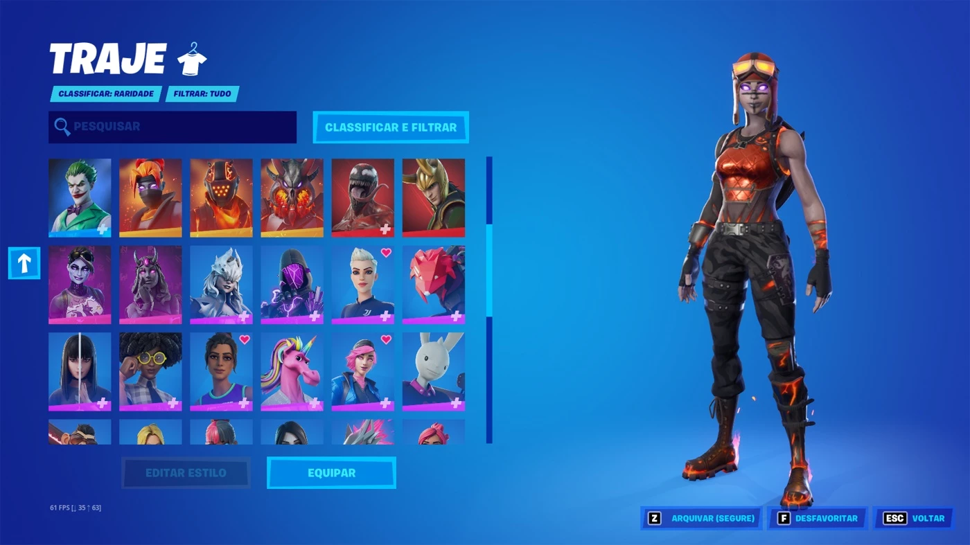 Conta Fortnite + Epic Games Com Ikonik E Glow Desde Temp 4 - DFG