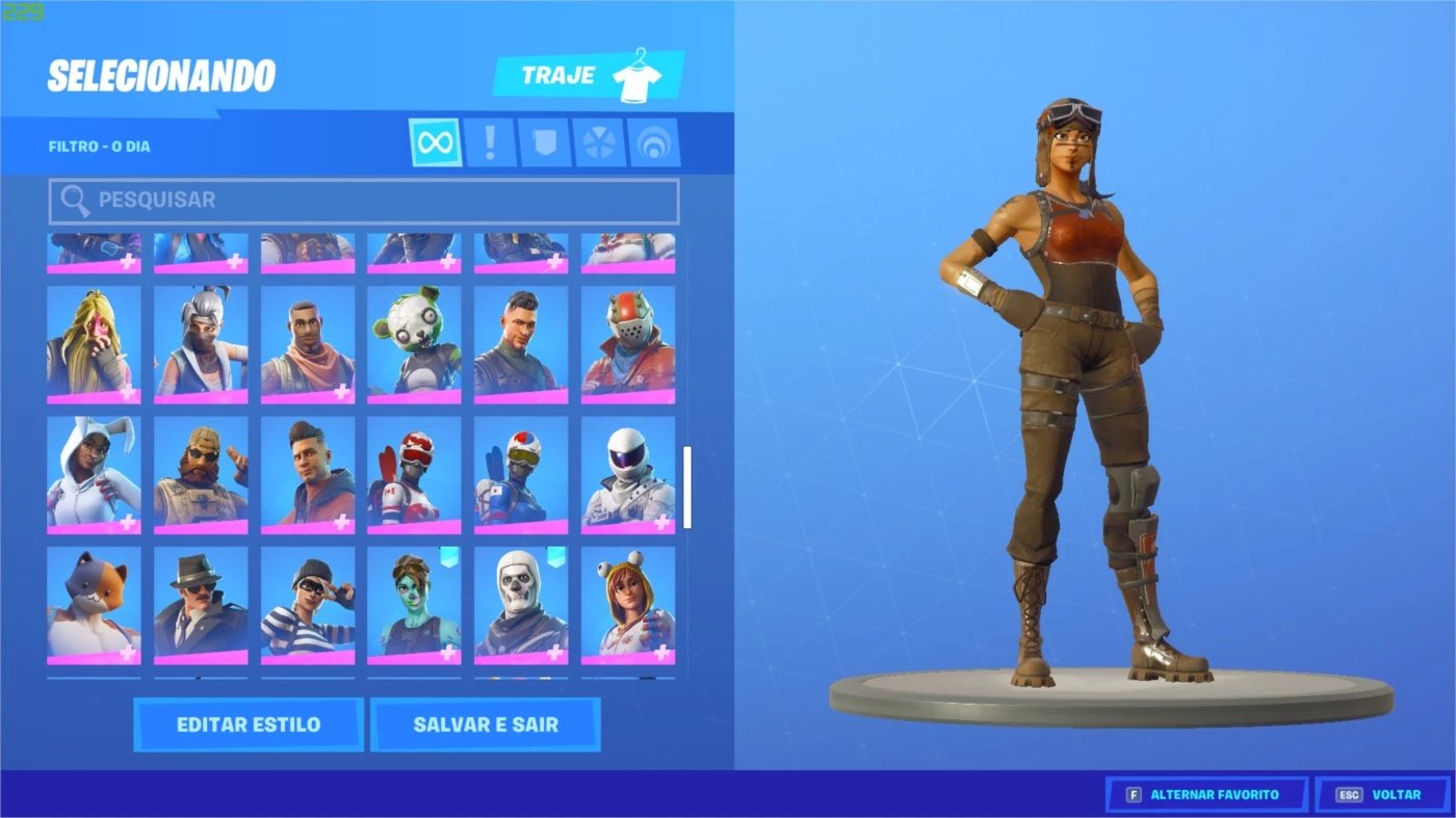 Conta Fortnite Renegade Raider +145 Skins E Muito Mais - DFG