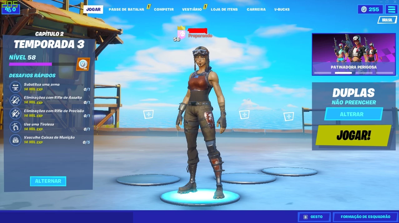 Conta Fortnite com Renegade +212skins, Computador Desktop Epic Usado  66475785