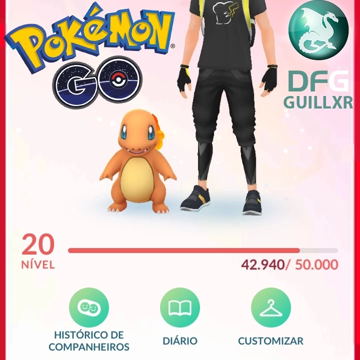 Conta Pokémon Go Lv 20 Com Pokémons Raros - Pokemon Go - DFG