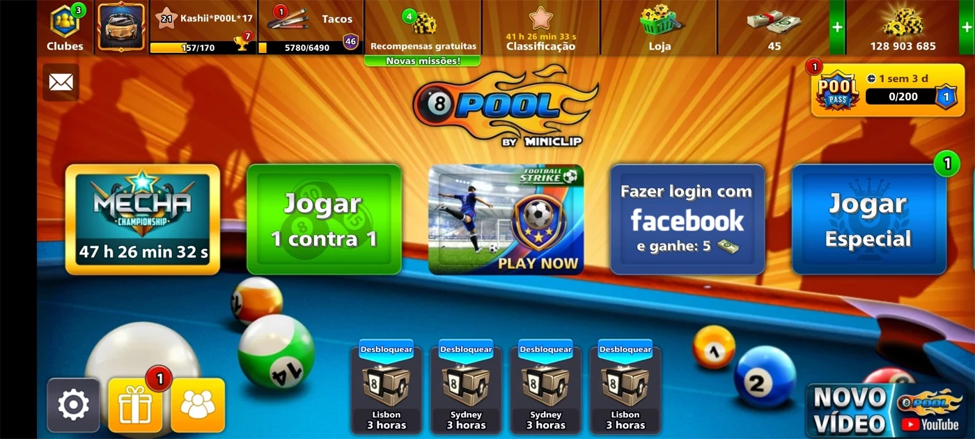 ESSE É O MAIOR HACKER DO 8 BALL POOL 2021 