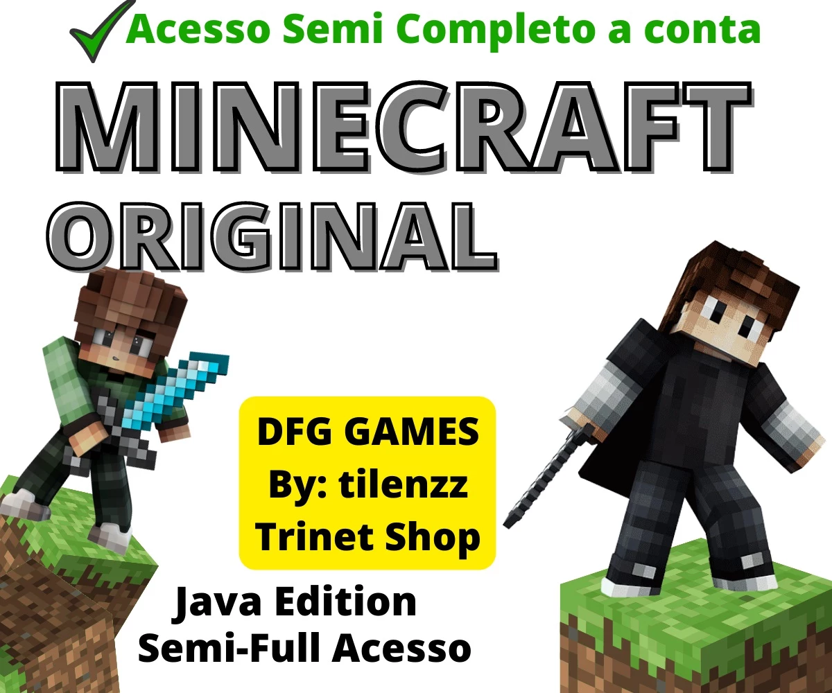 Conta Minecraft Original Full Acesso - DFG