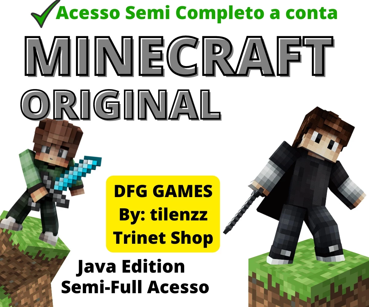 Conta Minecraft Original - DFG