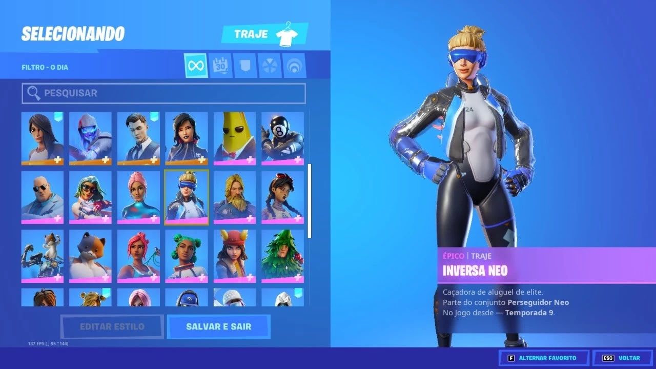 Conta De Fortnite 57 Skins, Funciona Em Pc E Ps4 - DFG