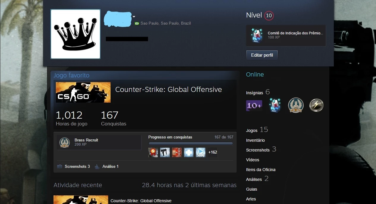 Conta Steam Csgo - Counter Strike - DFG