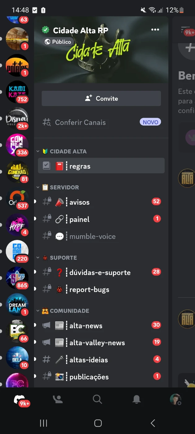 Conta Discord Aprovada Cidade Alta - Valley - Gta - DFG