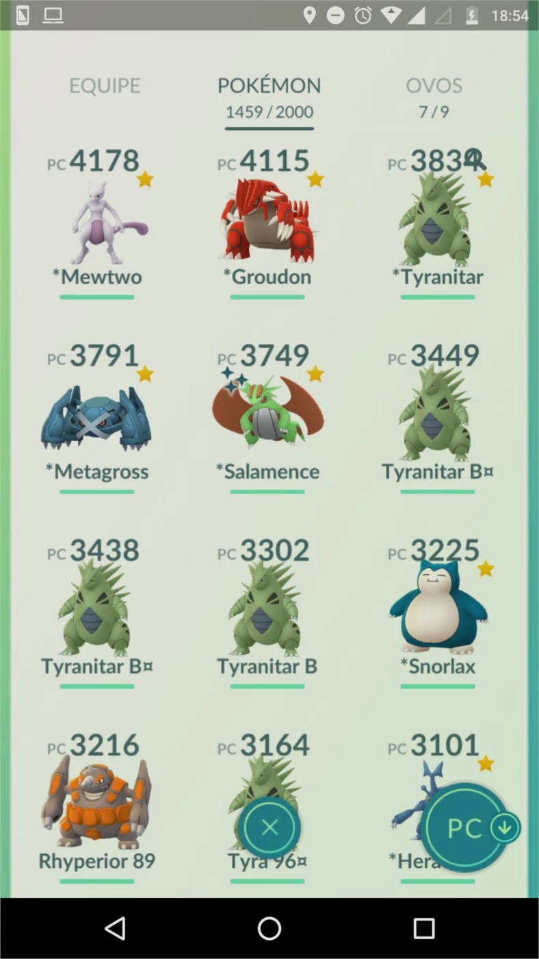 Conta Lvl 40, Azul, Com Troca De Nome, E Todos Os Lendários - Pokemon Go -  DFG