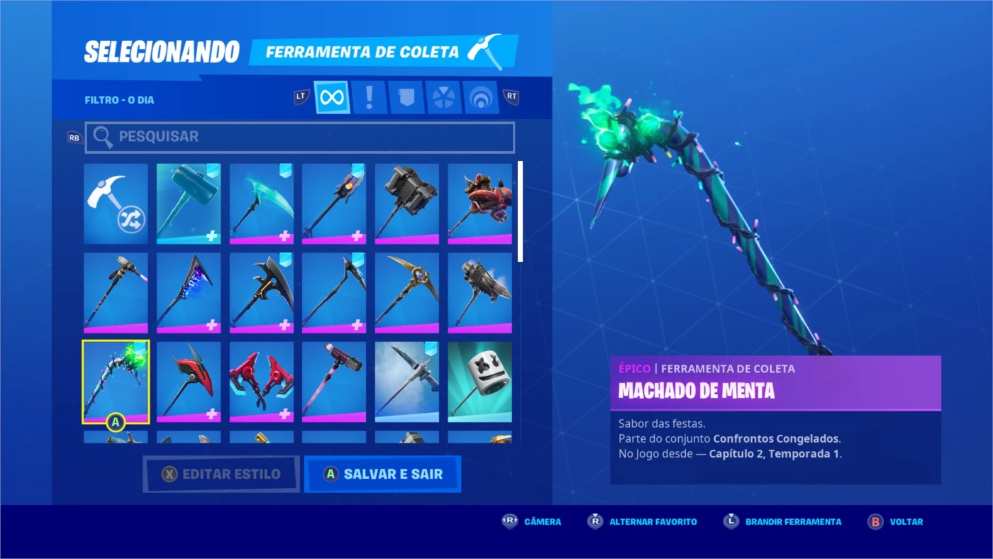 Conta Fortnite Com Picareta Minty - DFG