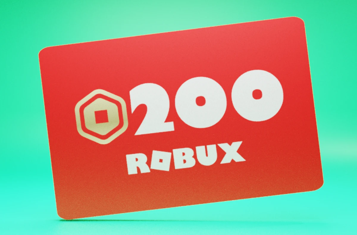 200 Robux Gift Card Roblox DFG