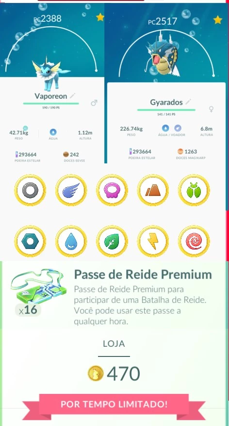 Conta Lvl 27!! 277K Poeira Estelar!! - Pokemon Go - DFG