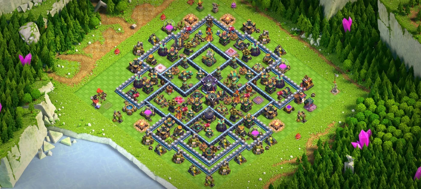 CV 15 95% FULL / 4 Bilhetes Dourados - Clash of Clans - GGMAX