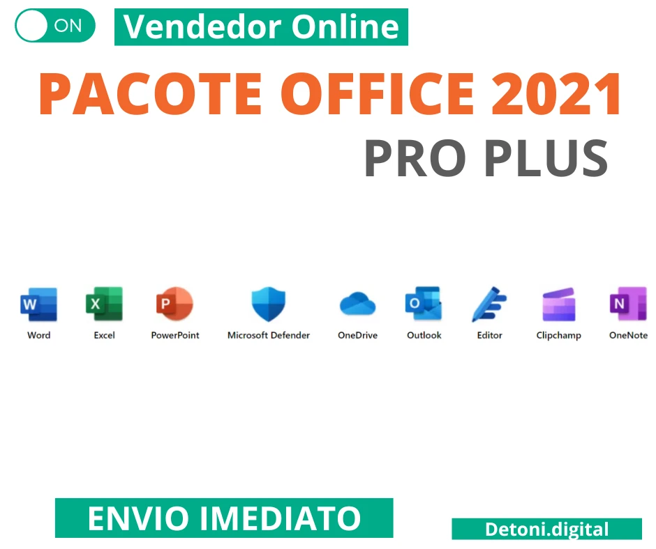 Licenças Windows 11 Pro + Office 2021 Professional Plus - Envio imediato  após a compra