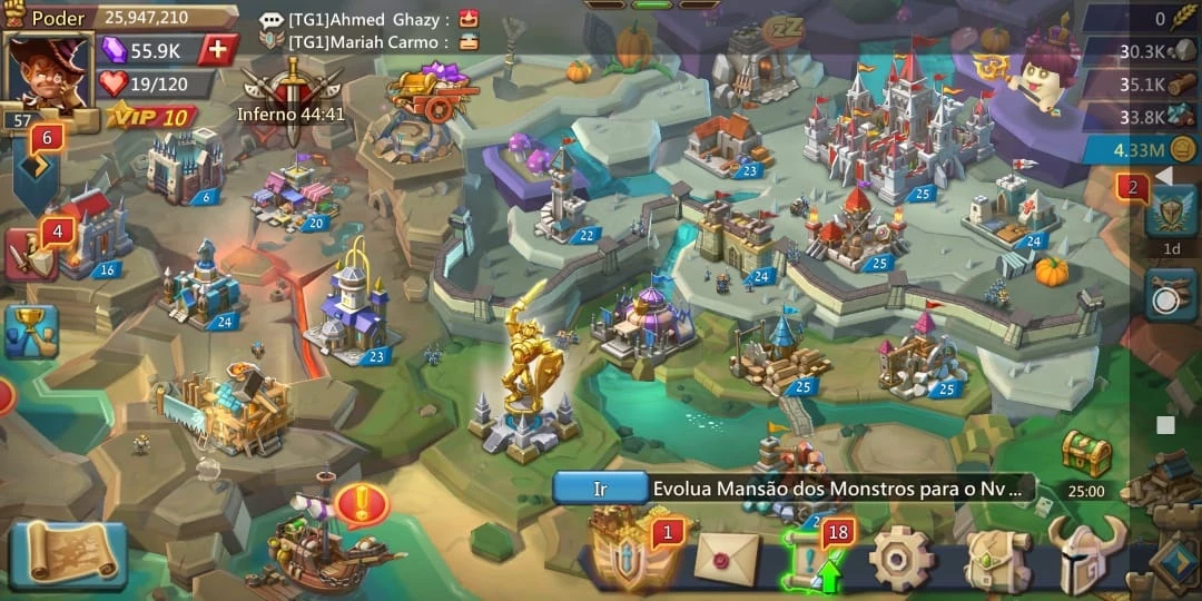 Lords Mobile, Castelo 25 ( 26M + De Poder ) - DFG