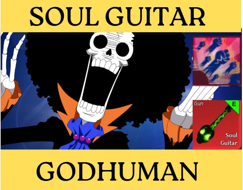 Conta Blox Fruits Level Máximo - Soul Guitar + Godhuman - Outros - DFG