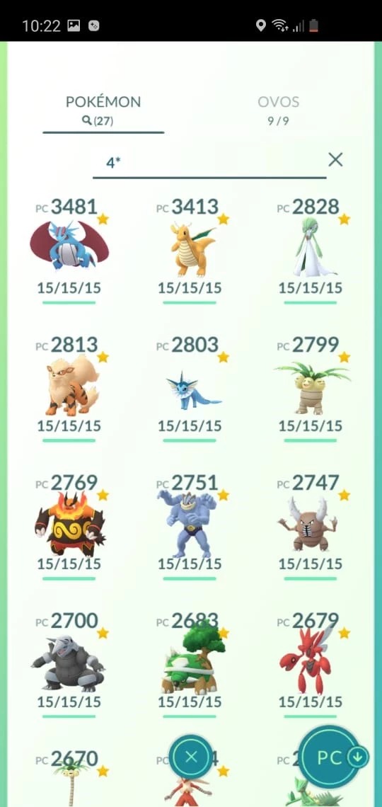 Conta Pokemon Go Lv27 Varios Pokemons Raros Cp 2K+ - DFG