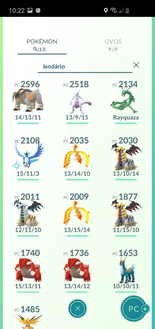 Conta Pokemon Go Lv27 Varios Pokemons Raros Cp 2K+ - DFG