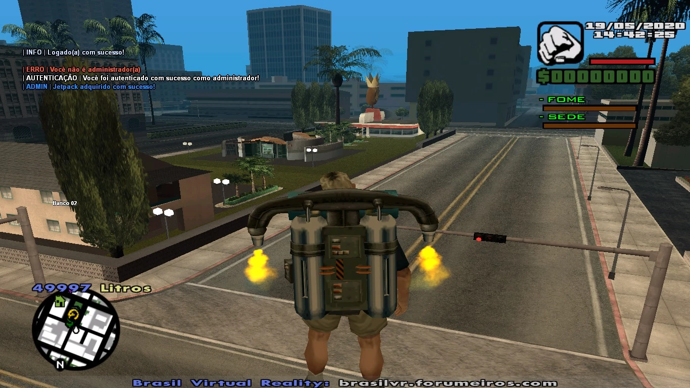 Jogar GTA San Andreas pelo Celular - Up Free Fire