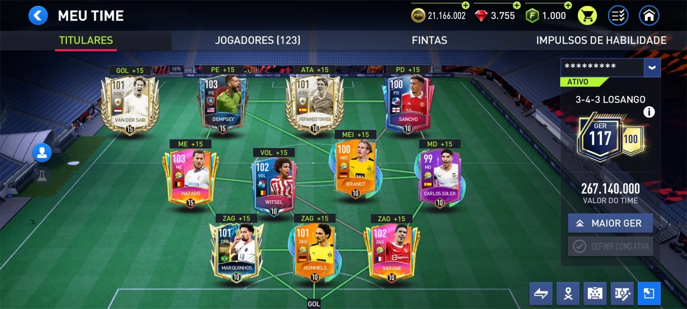 CHAMPIONS LEAGUE - OS 11 MELHORES, TA FÁCIL 🤩, VEJA COMO #fifa #fifamobile  #fifamobile23 #fifa23 