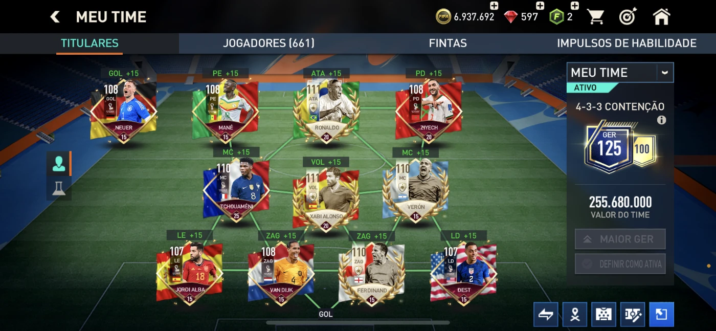 Conta Fifa Mobile Ger 125 - DFG