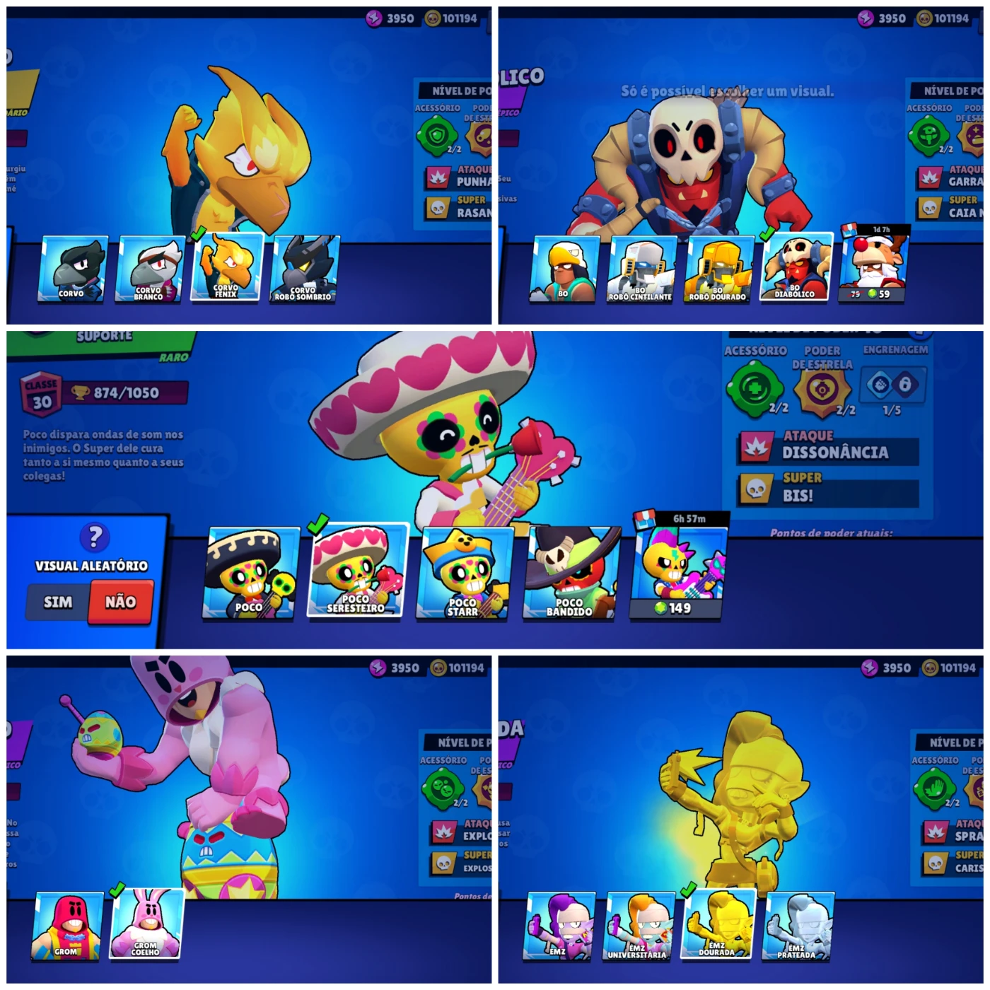 Brawl Stats - Estatísticas de Perfil e Troféus no Brawl Stars