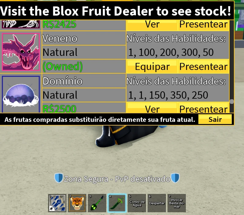 Desapego Games - Roblox > Conta Blox Fruits Full UP - com quase todas as Game  Pass + fruits Perm.