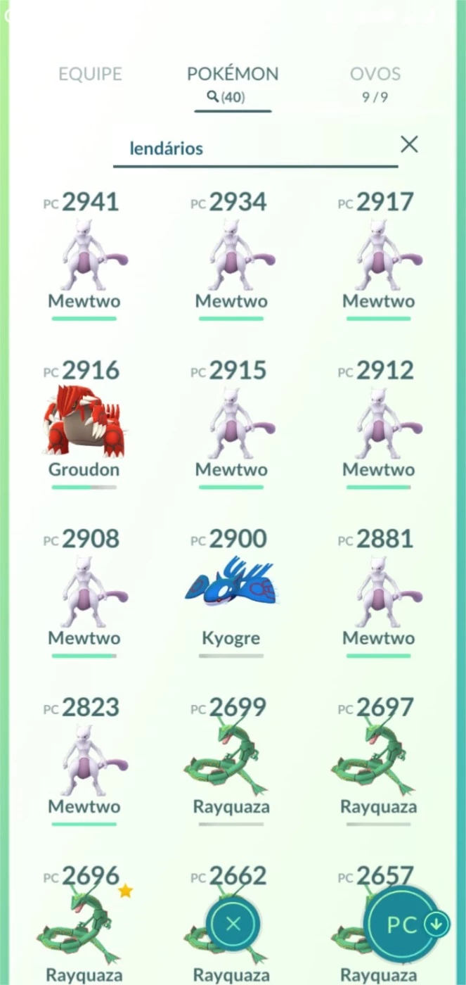 Groudon Pokémon Go - (Leia A Descrição) Lendário Pc 2100+ - Pokemon Go - DFG