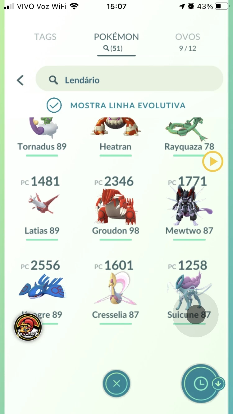 Latios Pokémon Go - (Leia A Descrição) Lendário Pc 1900+ - Pokemon Go - DFG