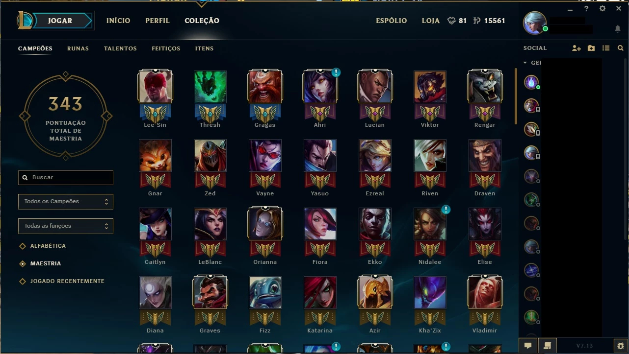 Imperdível: Todos Campeões + 134 Skins + 11 Paginas De Runas - League Of  Legends Lol - DFG