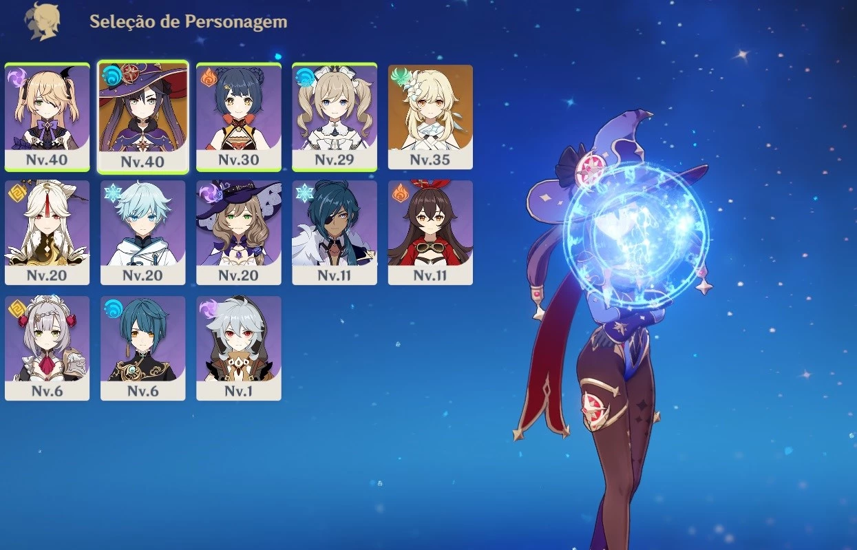 Genshin AR 5 Personagens 5 Estrelas - Videogames - Asa Sul