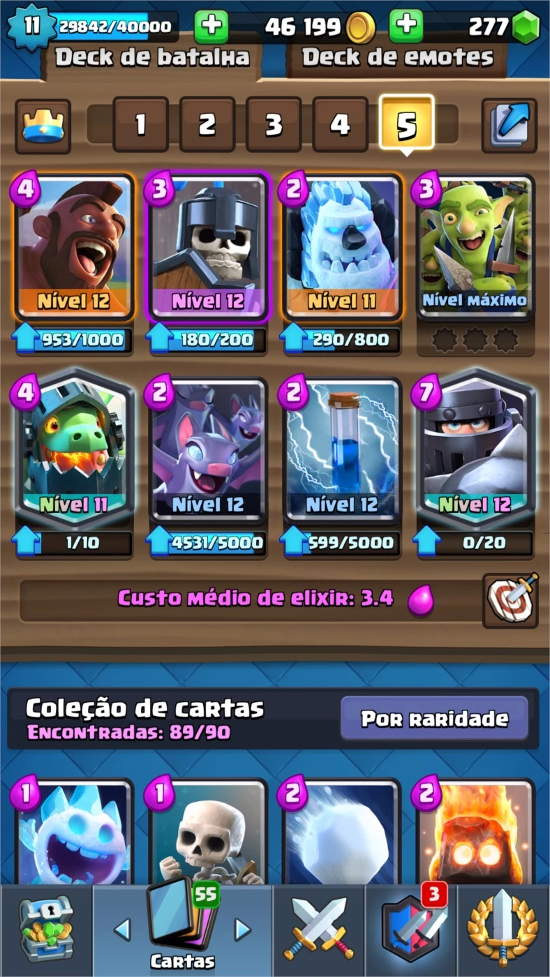 COMO RESGATAR 1MILHÃO 750MIL DE OURO NO CLASH ROYALE JOGO DE