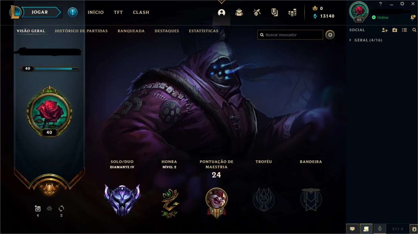 SMURF DIAMANTE 4 70% WR - League of Legends - Contas - GGMAX