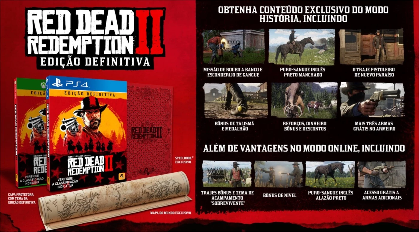 Red Dead Redemption 2 Modo História + Bônus Ed. Definitiva - Steam - DFG