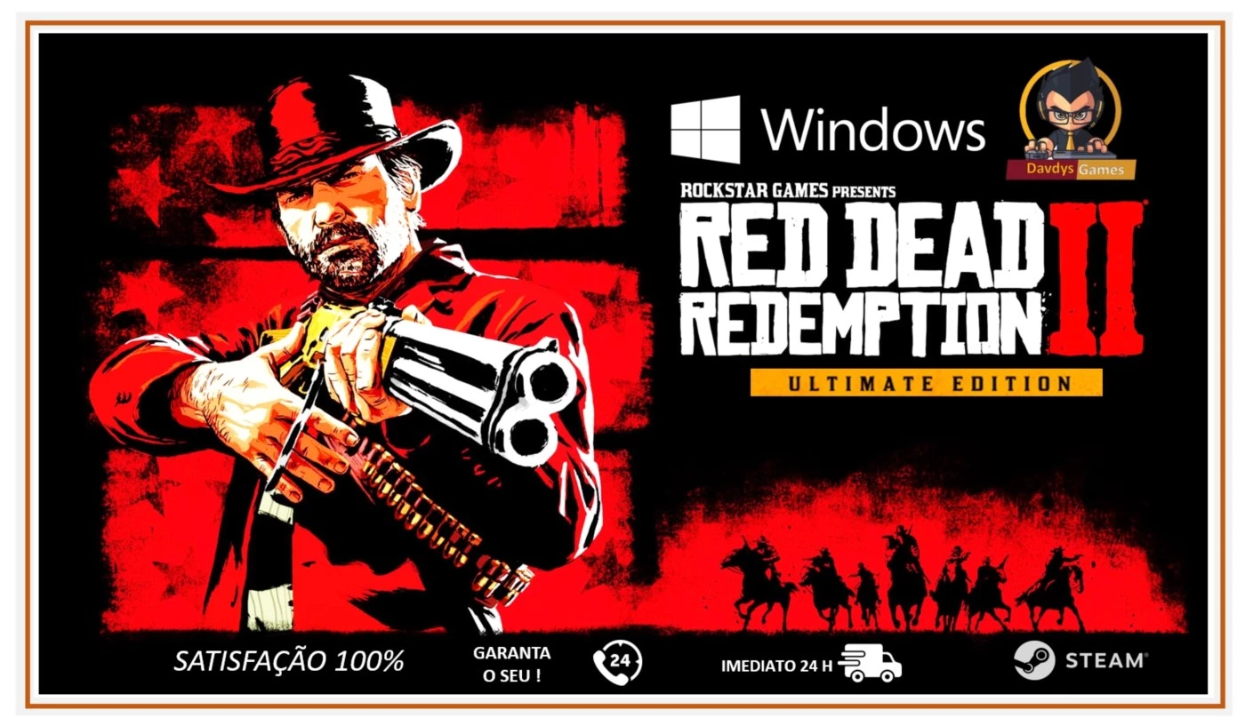 Red Dead Redemption 2 Modo História + Bônus Ed. Definitiva - Steam - DFG