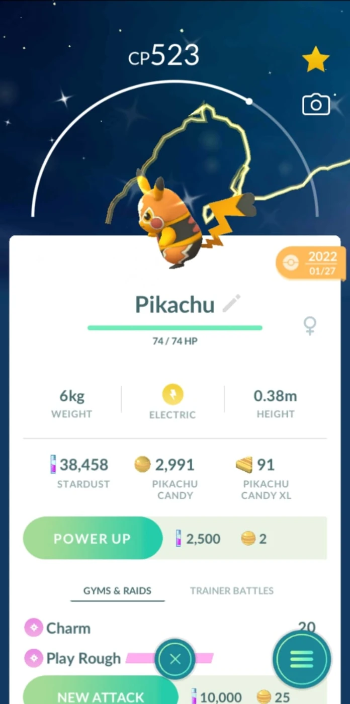 Pikachu Libre Shiny - I'll Fly To You - Pokemon Go - DFG