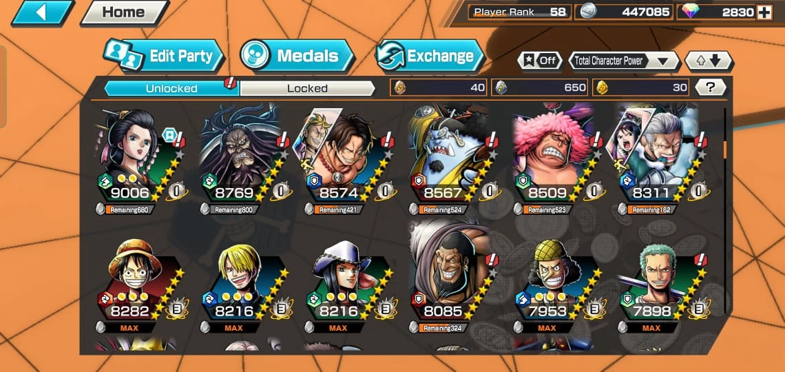 One Piece Bounty Rush Conta Top Shanks Red Yamato Akainu +Rd - Outros - DFG