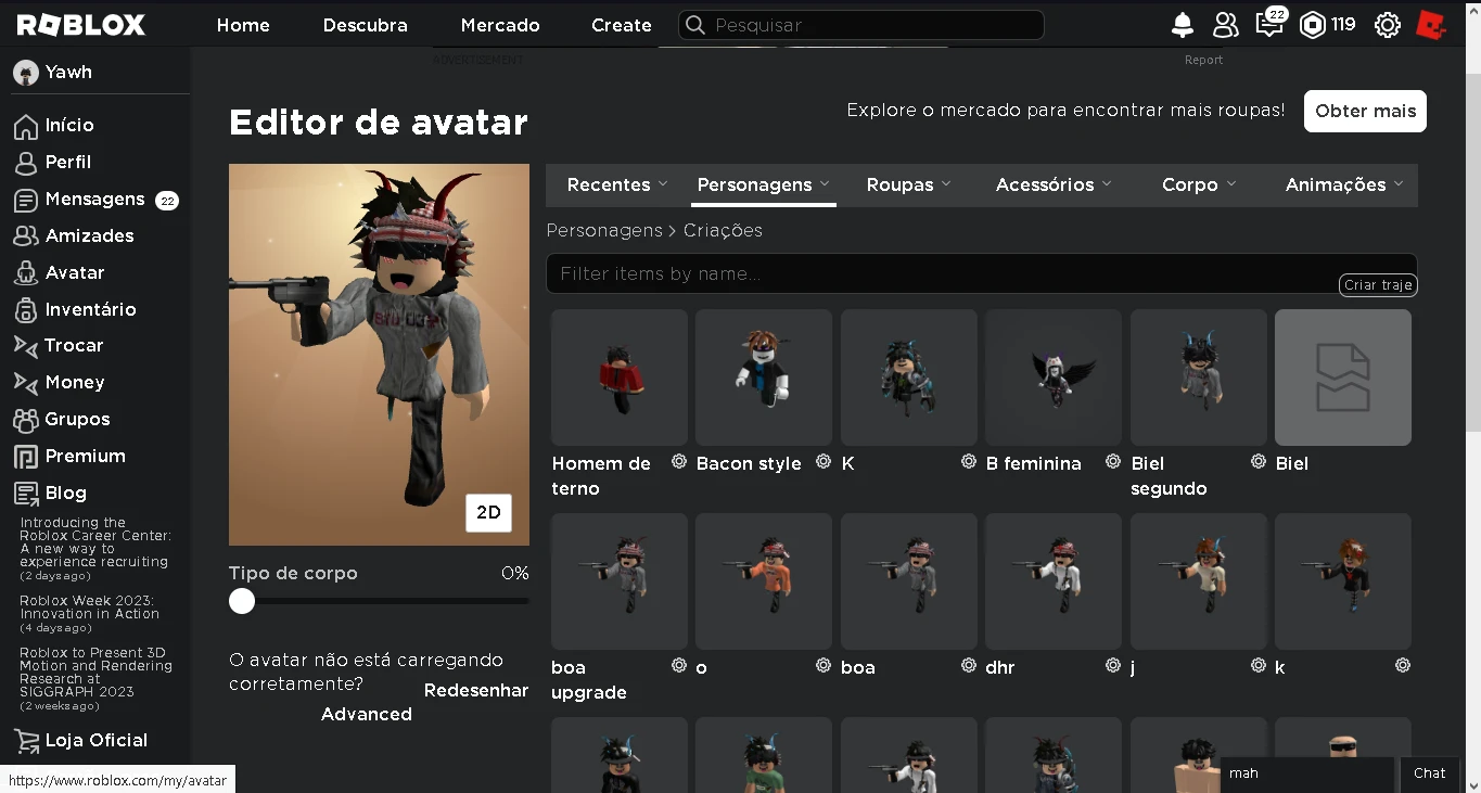 Conta Roblox, Com Vários Intens De Robux, Criada Em 2017 - DFG