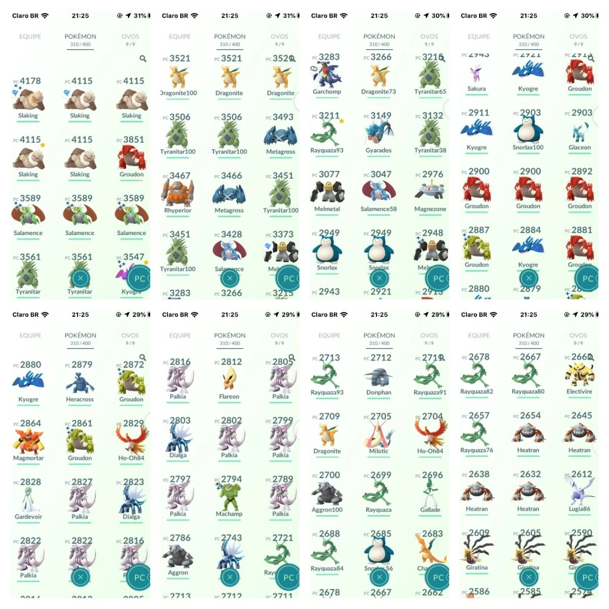 Conta Lvl 40, Azul, Com Troca De Nome, E Todos Os Lendários - Pokemon Go -  DFG