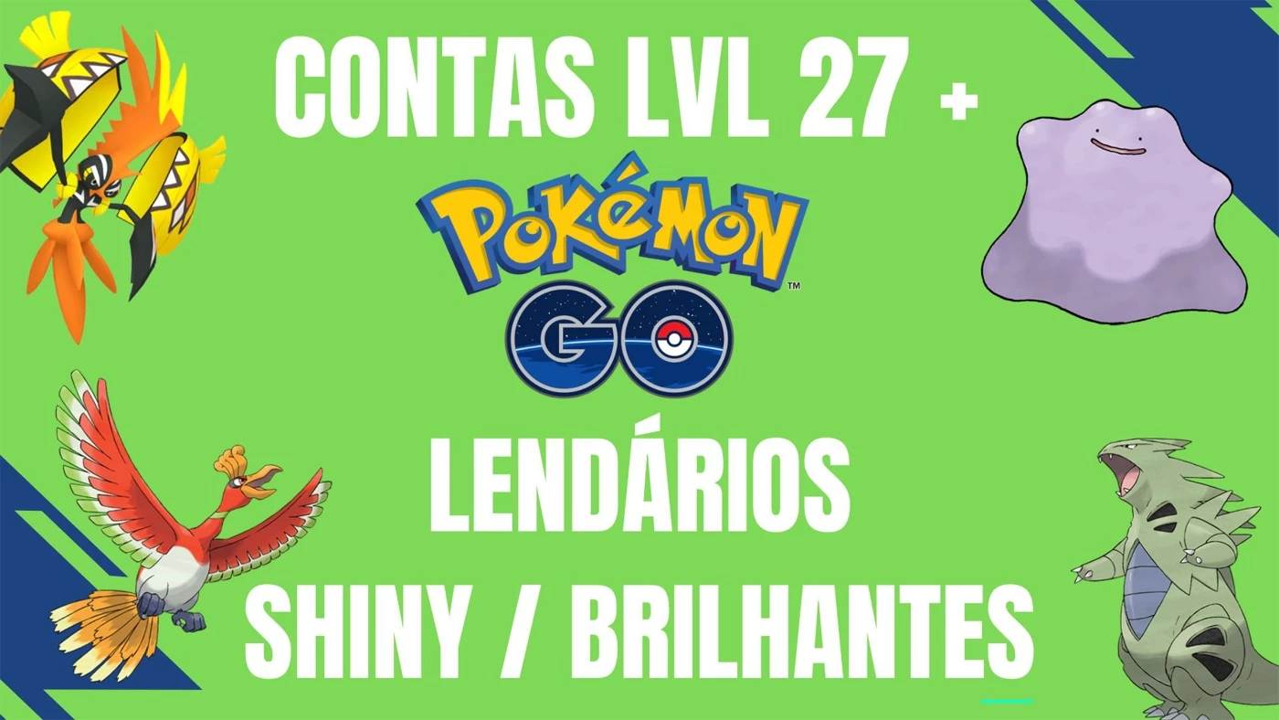 Conta Pokemon Go Com Lendarios Shiny! - DFG