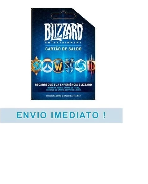 Comprar Cartão Blizzard Battle.Net R$ 100 Reais