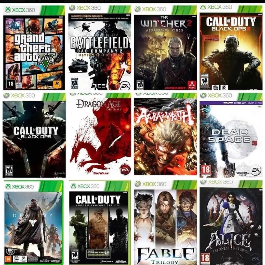 Jogos Para Xbox 360 Mídia Digital - DFG