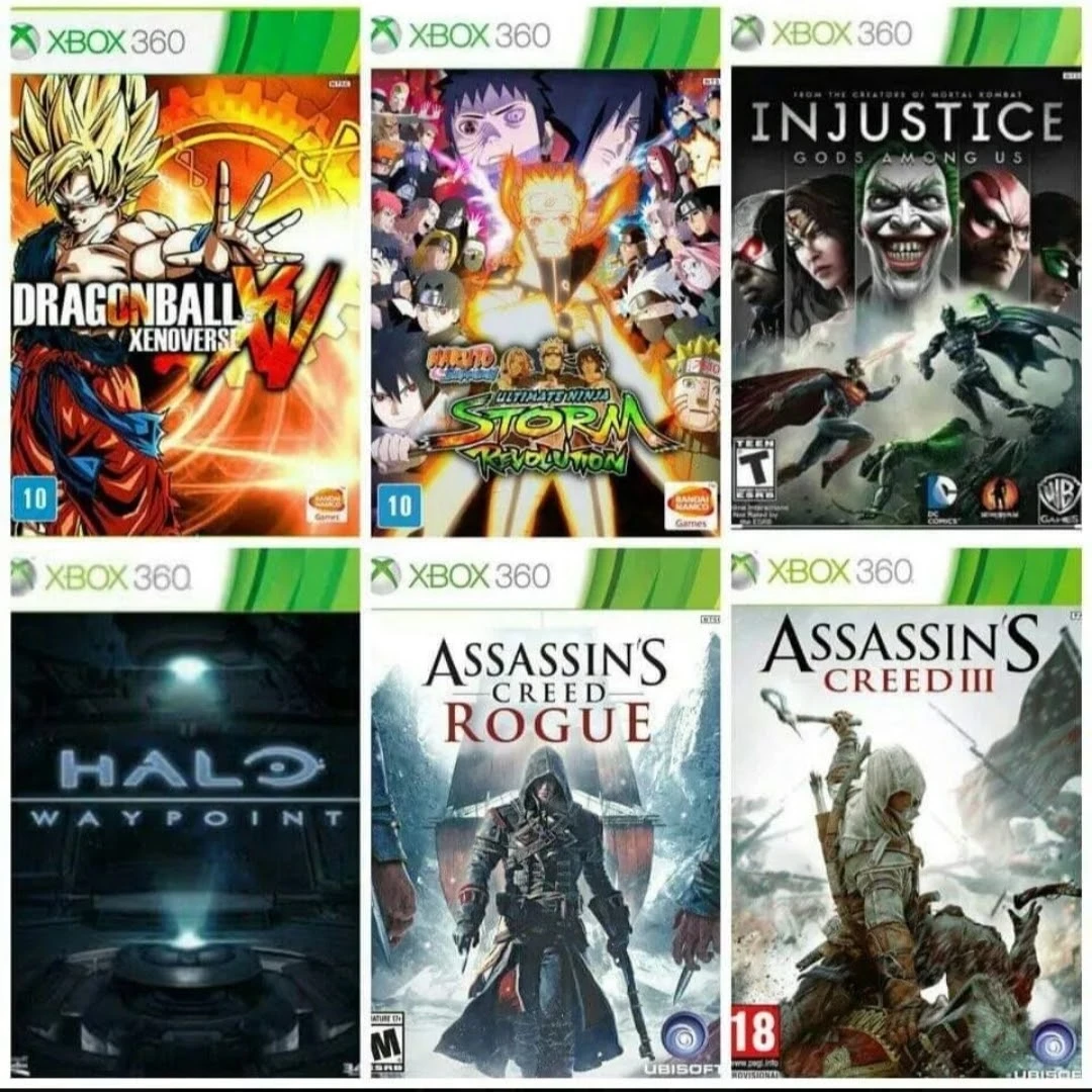 18 jogos Xbox 360 (Ref: P1801) - Jr Jogos Digitais
