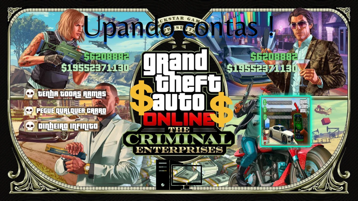 Conta Upada E Dinheiro No Gta Online Ps4 E Ps5 - DFG