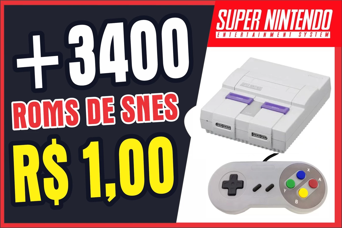 3400 Roms De Snes - R$ 1,00 - Others - DFG