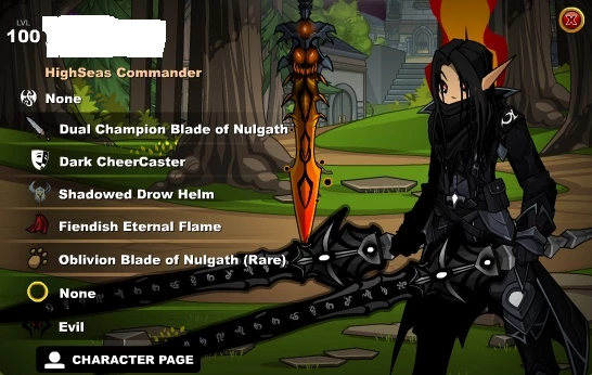 AQWorlds Weapons Designer - Designed. :D -Blood Dragon Blade of Nulgath