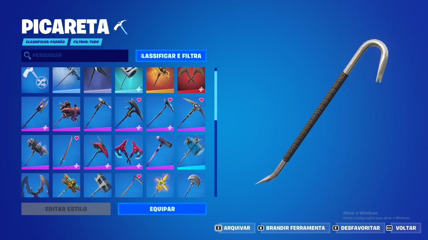 Fortnite | Conta Fortnite, mais de 2000 reais